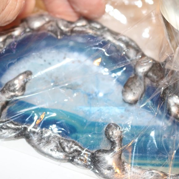 Blue Rock, Granite Slice, Blue Stone, Blue Crystal, Blue Granite, Rock Art, Rock - Picture 3 of 12